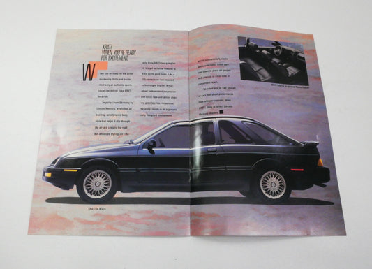 Original Dealer Showroom Brochure - 1989 Merkur Scorpio XR4Ti