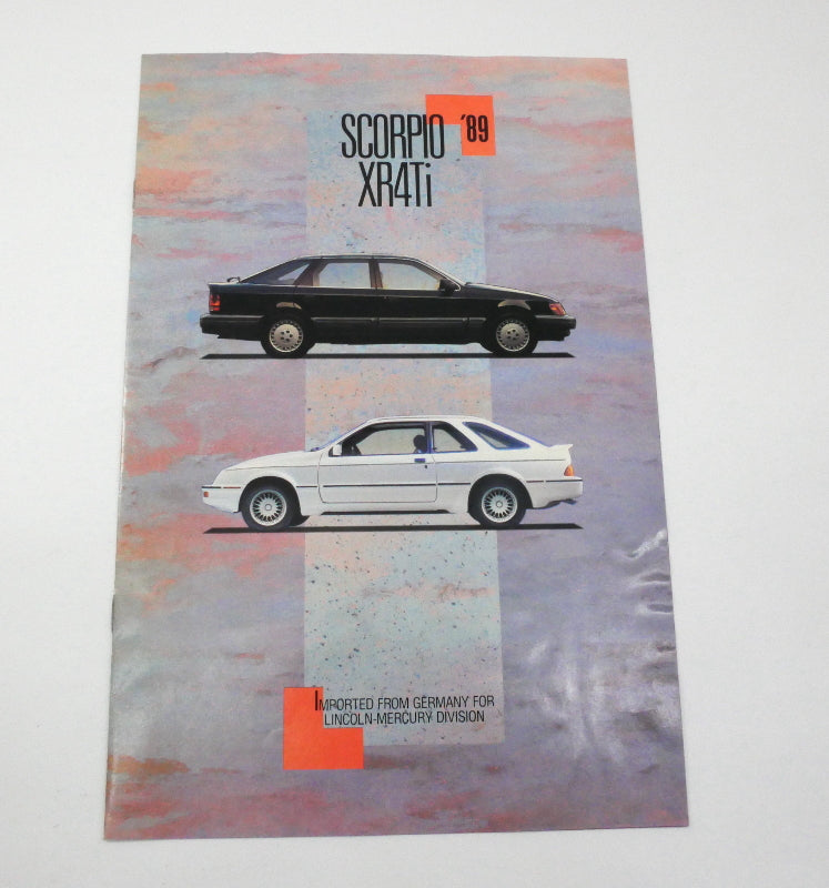 Original Dealer Showroom Brochure - 1989 Merkur Scorpio XR4Ti