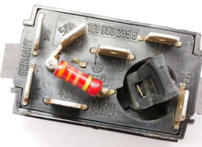 Hazard Lights Switch Button 80-84 VW Rabbit Jetta Cabriolet MK1 161 953 235 B