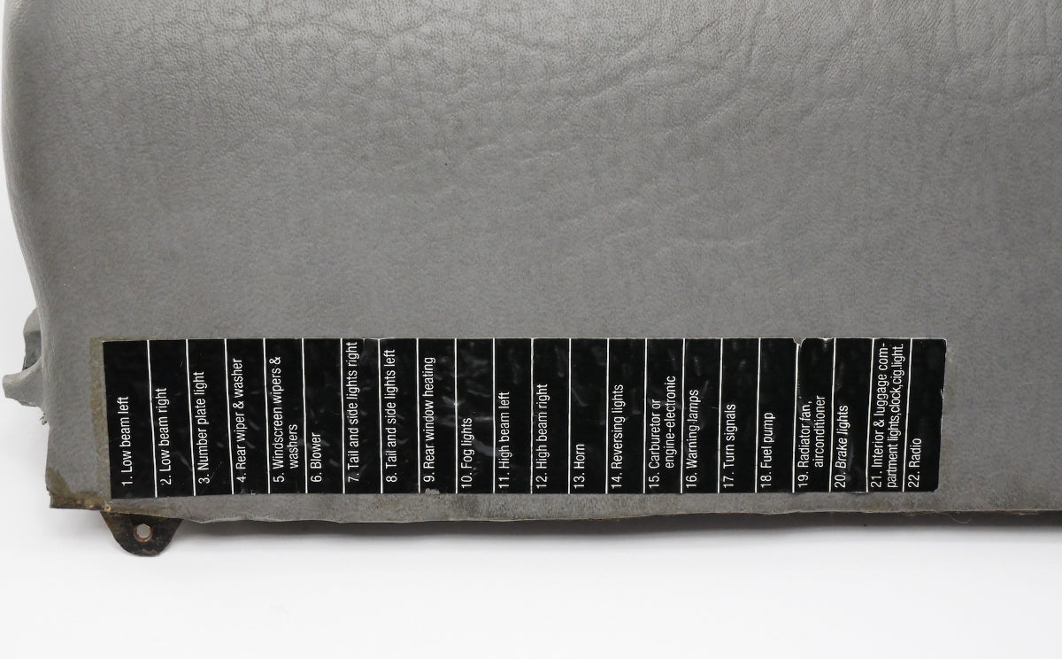 Lower Dash Knee Pad Interior Trim Bar 89-92 VW Jetta Golf GTI MK2 Grey - Genuine