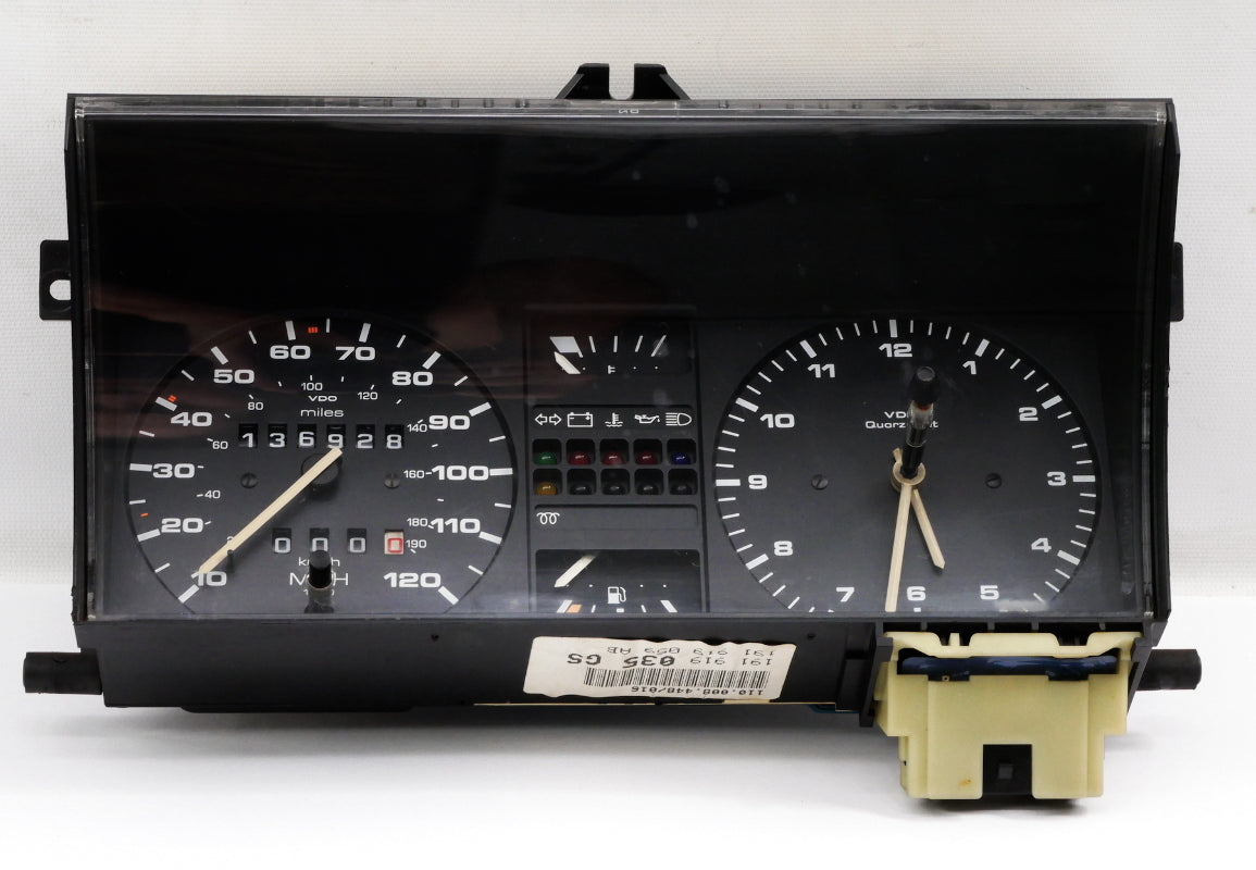 Gauge Cluster Speedometer Clock 89-92 VW Jetta Golf MK2 Diesel ~ 191 919 035 GS