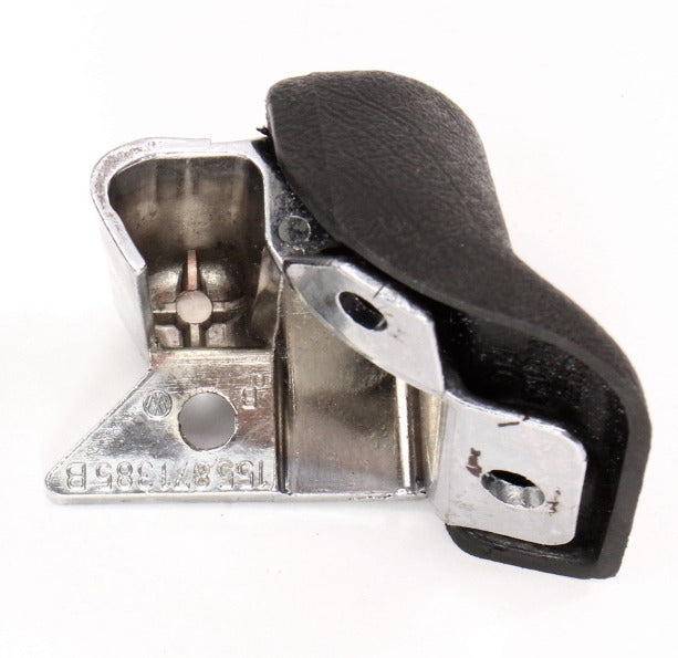 LH Convertible Top Latch Receivers 80-93 VW Rabbit Cabriolet MK1 - 155 871 385 B