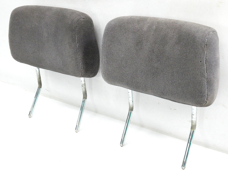 Front Seat Head Rest Headrest Set 85-92 VW Jetta Golf GTI MK2 Grey - Genuine