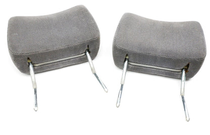 Front Seat Head Rest Headrest Set 85-92 VW Jetta Golf GTI MK2 Grey - Genuine