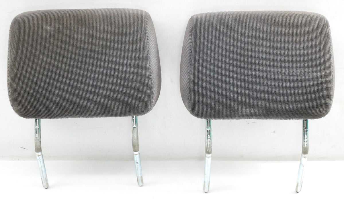 Front Seat Head Rest Headrest Set 85-92 VW Jetta Golf GTI MK2 Grey - Genuine