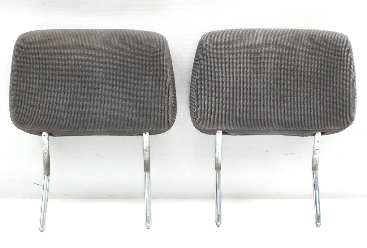 Front Seat Head Rest Headrest Set 85-92 VW Jetta Golf GTI MK2 Grey - Genuine