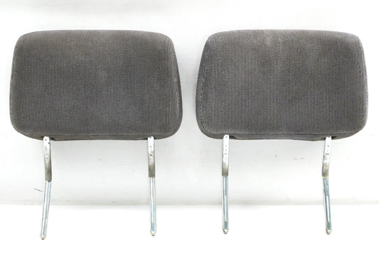 Front Seat Head Rest Headrest Set 85-92 VW Jetta Golf GTI MK2 Grey - Genuine
