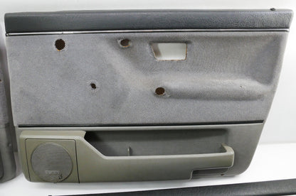 Door Panel Set 85-92 VW Jetta Golf MK2 4 Door Grey Genuine 193 867 011 012 212