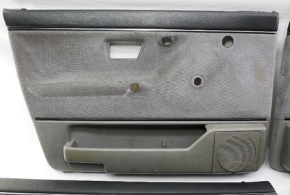 Door Panel Set 85-92 VW Jetta Golf MK2 4 Door Grey Genuine 193 867 011 012 212