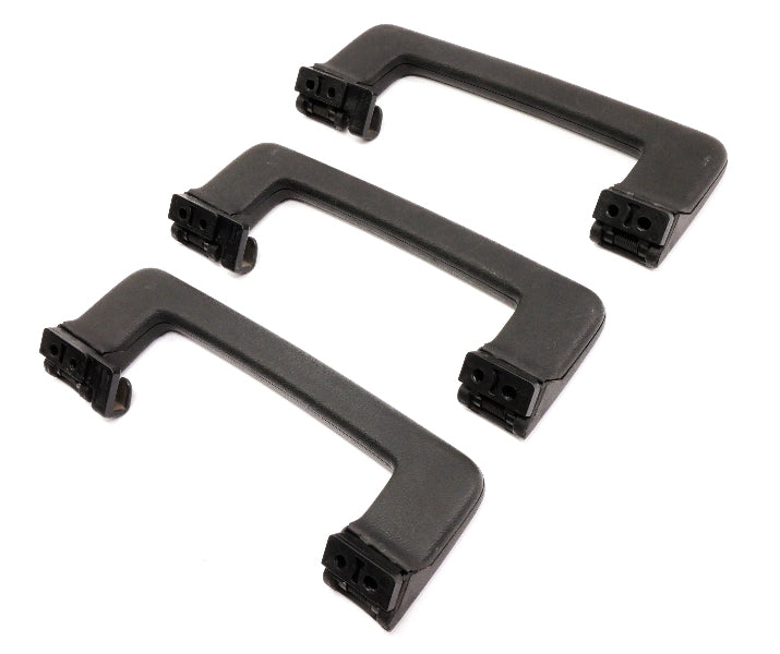 Black Grab Handle Set 85-92 VW Jetta Golf GTI Mk2 - Genuine - 191 857 607