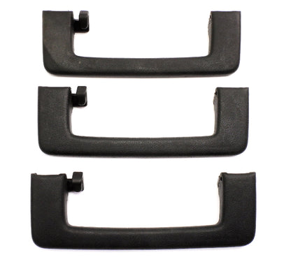 Black Grab Handle Set 85-92 VW Jetta Golf GTI Mk2 - Genuine - 191 857 607