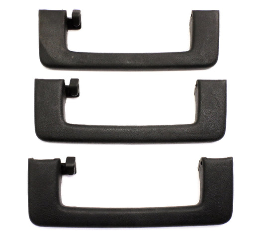 Black Grab Handle Set 85-92 VW Jetta Golf GTI Mk2 - Genuine - 191 857 607