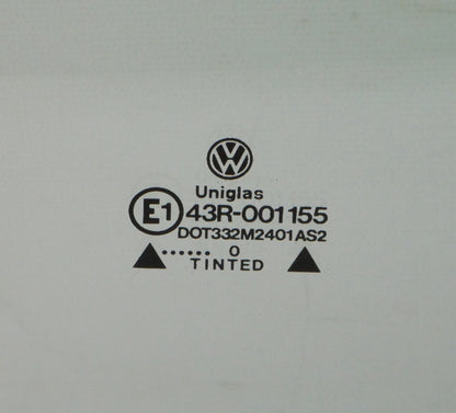 RH Front Side Window Door Exterior Glass 88-92 VW Jetta Golf 4 DR A2 Mk2 -