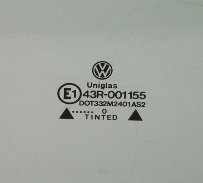 RH Front Side Window Door Exterior Glass 88-92 VW Jetta Golf 4 DR A2 Mk2 -