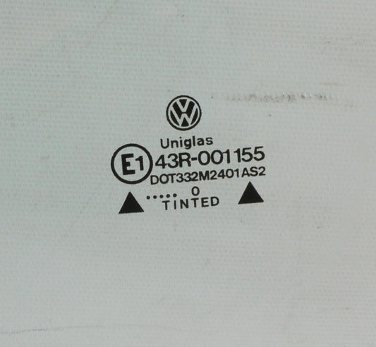 LH Front Side Window Door Exterior Glass 88-92 VW Jetta Golf 4 DR A2 Mk2 -