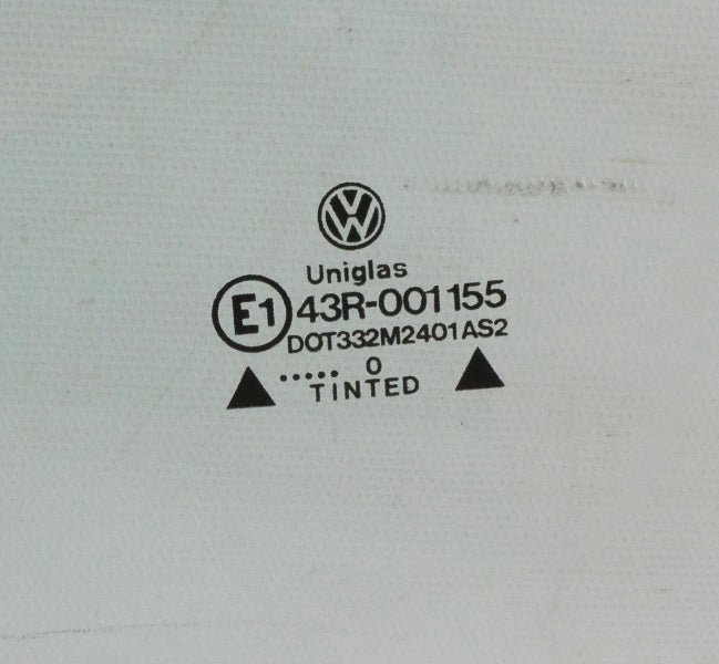 LH Front Side Window Door Exterior Glass 88-92 VW Jetta Golf 4 DR A2 Mk2 -