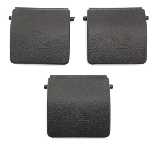 3x Child Seat Latch Anchor Trim Cover Caps 11-18 VW Jetta MK6 Sedan 5C6 887 301
