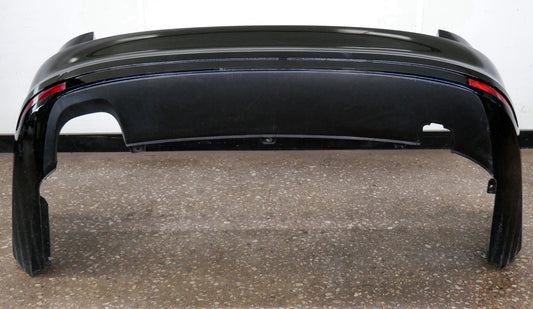 Rear Bumper Cover 15-18 VW Jetta Sedan MK6 L041 Black - Genuine - 5C6 807 421 H