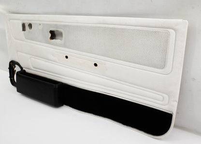 RH Front Interior Door Panel Card 85-93 VW Cabriolet Convertible MK1 White Plaid