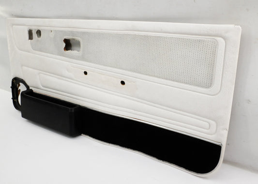 RH Front Interior Door Panel Card 85-93 VW Cabriolet Convertible MK1 White Plaid