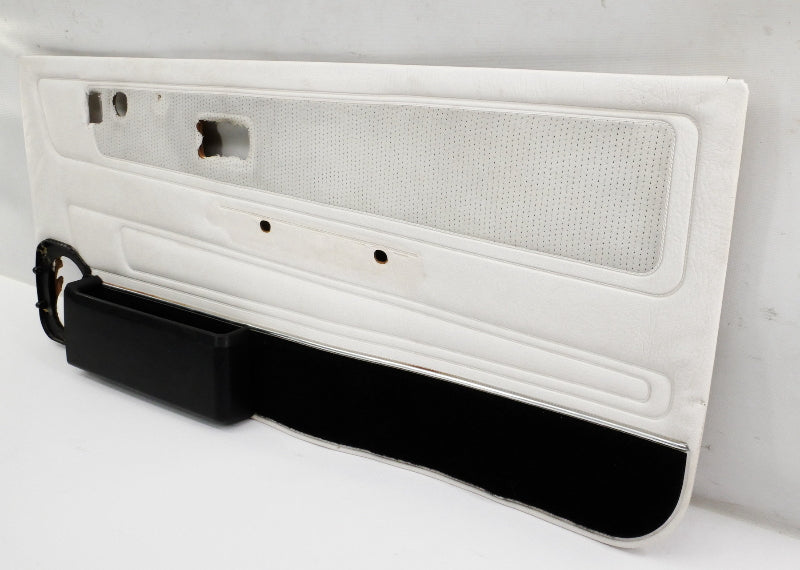 RH Front Interior Door Panel Card 85-93 VW Cabriolet Convertible MK1 White Plaid