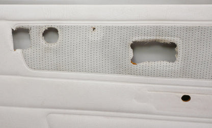 RH Front Interior Door Panel Card 85-93 VW Cabriolet Convertible MK1 White Plaid
