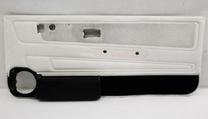 RH Front Interior Door Panel Card 85-93 VW Cabriolet Convertible MK1 White Plaid