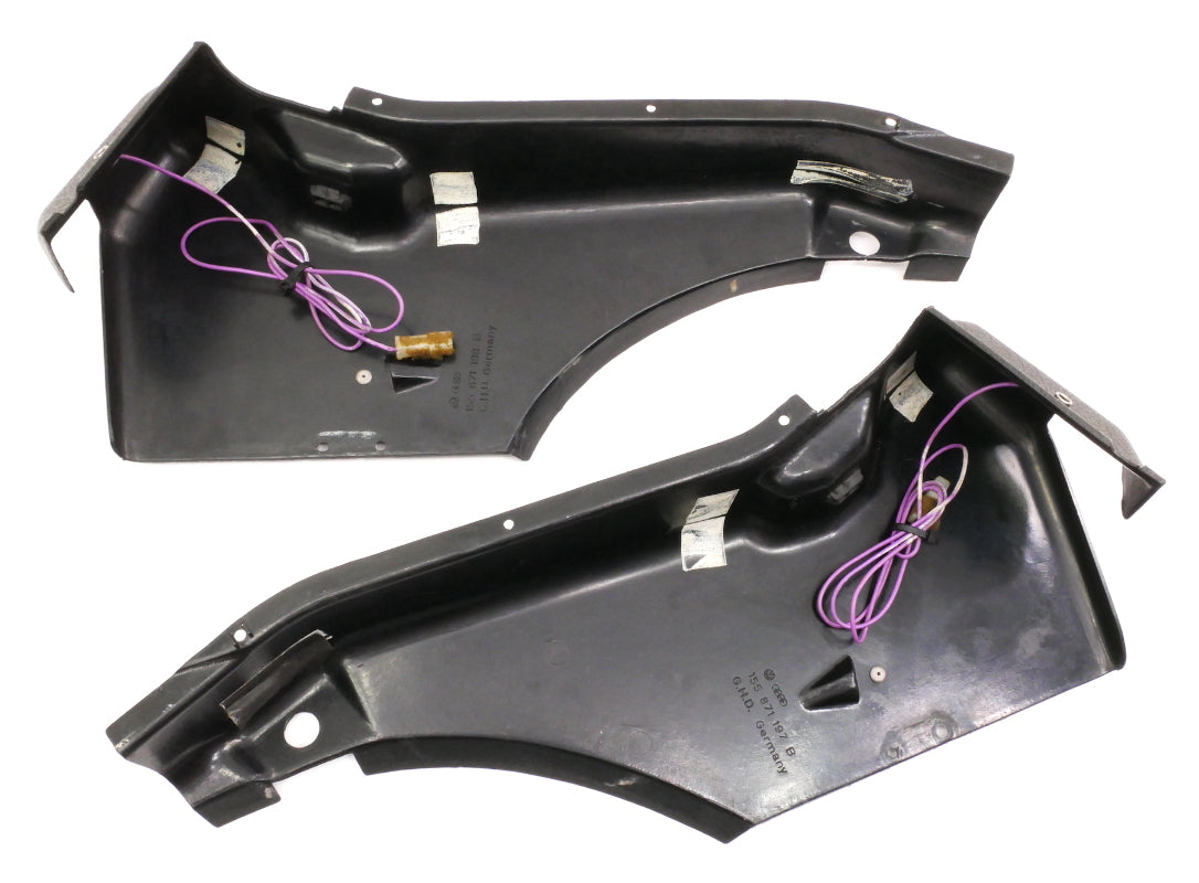Interior Rear Side Panel Trim Cover 80-93 VW Cabriolet ~ 155 871 197 B / 198 B