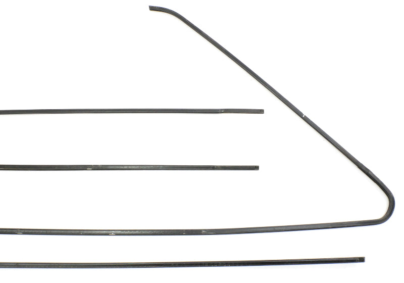 Door Window Trim Metal Molding Set 80-93 VW Rabbit Convertible Cabriolet MK1