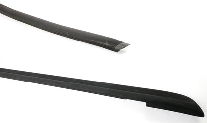 Roof Gutter Trim Seals Drip Moldings 85-92 VW Jetta MK2 - 167 853 705 A / 706 A