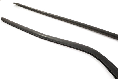 Roof Gutter Trim Seals Drip Moldings 85-92 VW Jetta MK2 - 167 853 705 A / 706 A