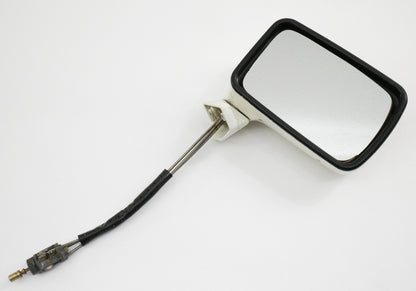 RH Side View Exterior Door Mirror 80-93 VW Cabriolet Convertible Mk1 White