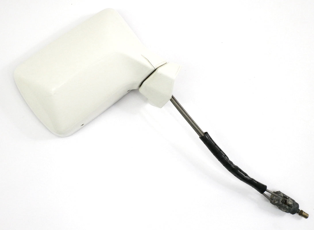 RH Side View Exterior Door Mirror 80-93 VW Cabriolet Convertible Mk1 White