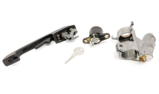 Ignition Key Handle Trunk Lock Set 80-93 VW Cabriolet Rabbit Convertible MK1