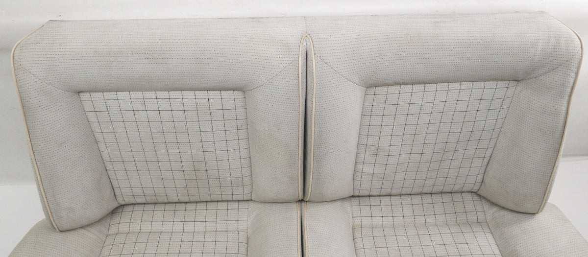 Rear Back Seat 85-93 VW Cabriolet Convertible MK1 White - Genuine