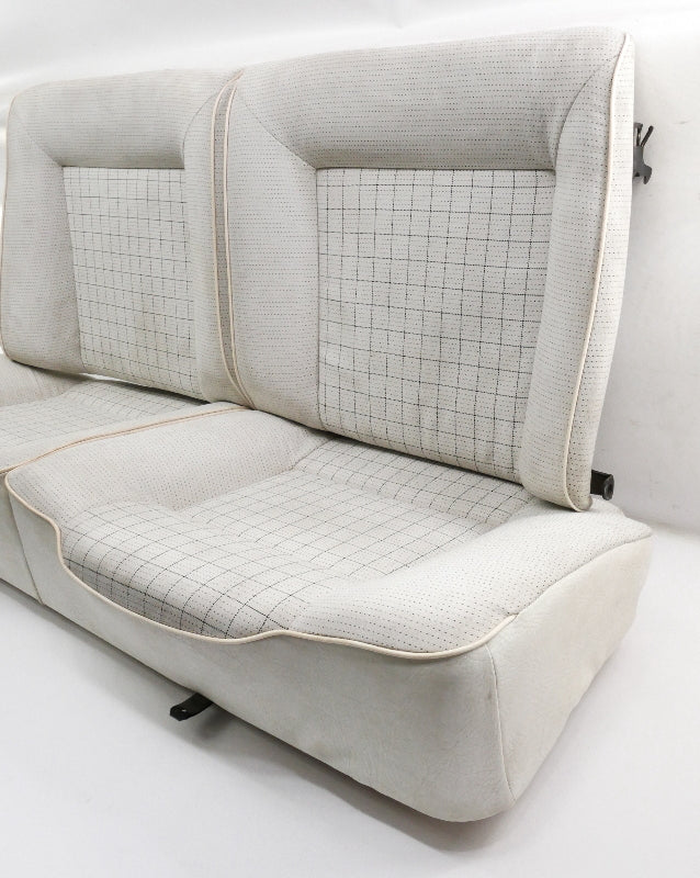 Rear Back Seat 85-93 VW Cabriolet Convertible MK1 White - Genuine
