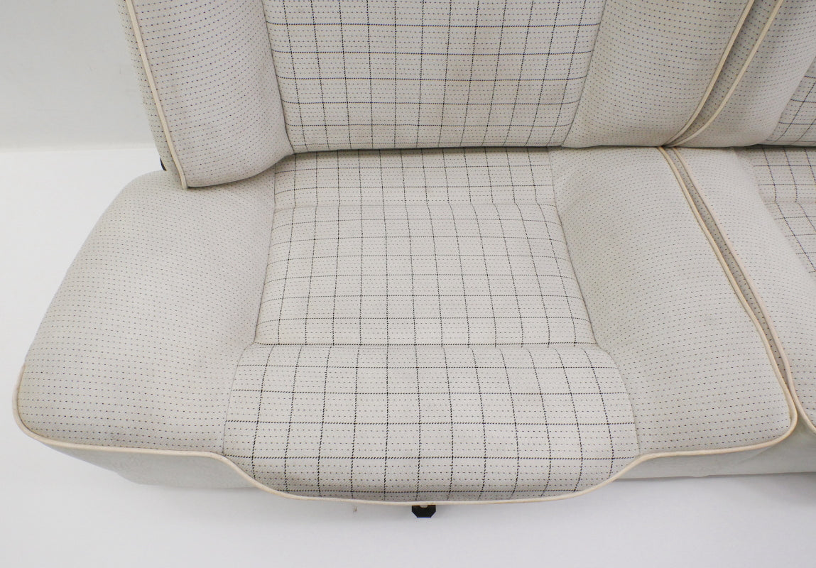 Rear Back Seat 85-93 VW Cabriolet Convertible MK1 White - Genuine