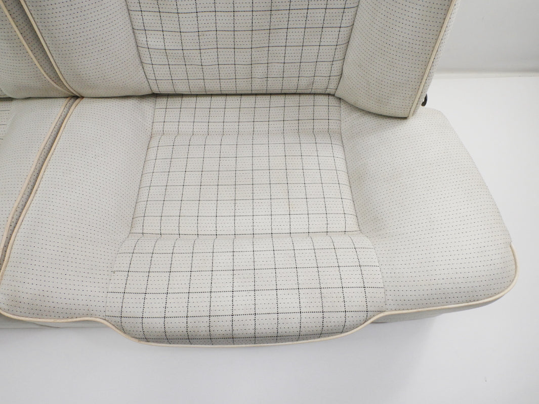 Rear Back Seat 85-93 VW Cabriolet Convertible MK1 White - Genuine