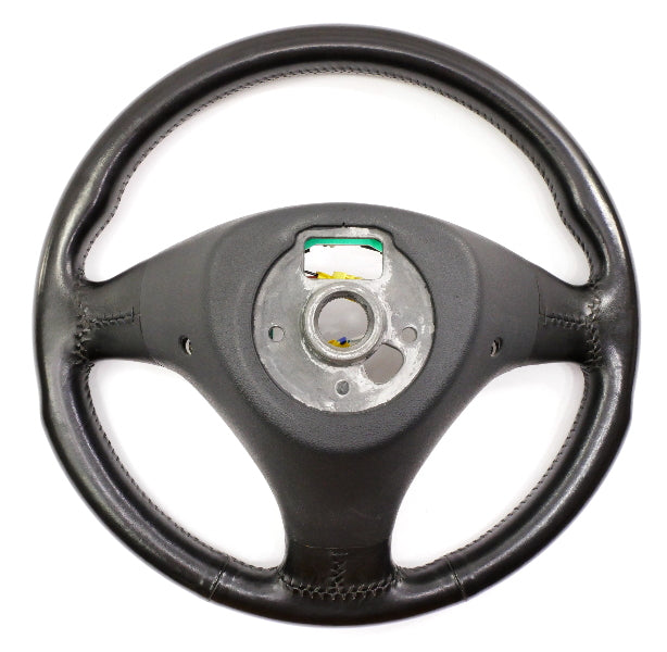 Sports Steering Wheel 3 Spoke 02-05 Audi A4 S4 B6 Black Leather - 8E0 419 091 AH