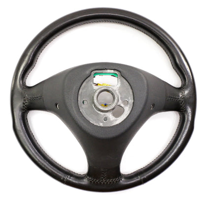 Sports Steering Wheel 3 Spoke 02-05 Audi A4 S4 B6 Black Leather - 8E0 419 091 AH