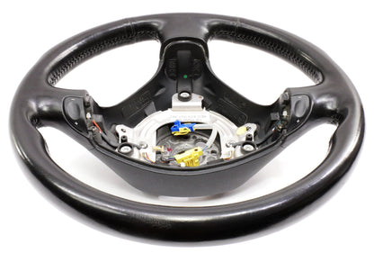 Sports Steering Wheel 3 Spoke 02-05 Audi A4 S4 B6 Black Leather - 8E0 419 091 AH