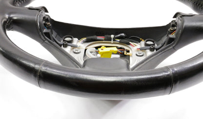 Sports Steering Wheel 3 Spoke 02-05 Audi A4 S4 B6 Black Leather - 8E0 419 091 AH