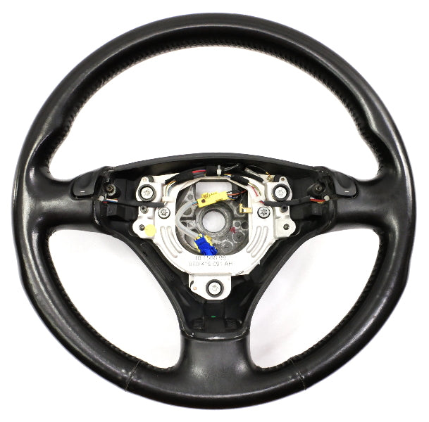 Sports Steering Wheel 3 Spoke 02-05 Audi A4 S4 B6 Black Leather - 8E0 419 091 AH