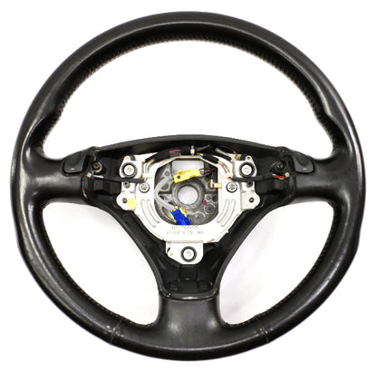 Sports Steering Wheel 3 Spoke 02-05 Audi A4 S4 B6 Black Leather - 8E0 419 091 AH