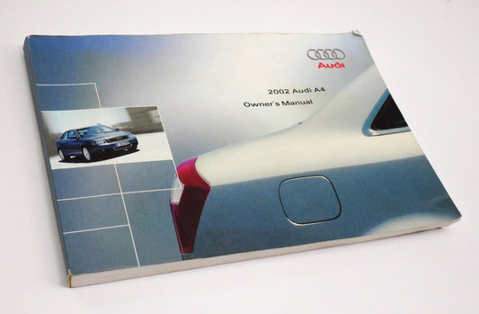 Owners Manual Book Booklet 02 2002 Audi A4 B6 - Genuine