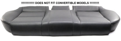 Heated Rear Seat Bench Lower Cushion 02-08 Audi A4 B6 B7 SEDAN ~ Dark Grey Vinyl