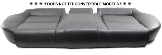 Heated Rear Seat Bench Lower Cushion 02-08 Audi A4 B6 B7 SEDAN ~ Dark Grey Vinyl