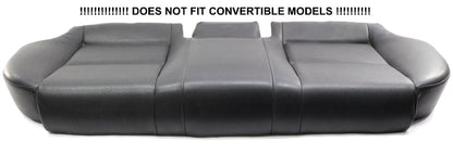 Heated Rear Seat Bench Lower Cushion 02-08 Audi A4 B6 B7 SEDAN ~ Dark Grey Vinyl