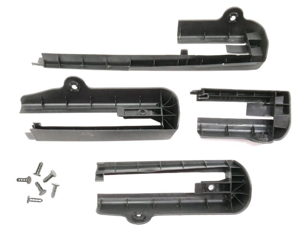LH Seat Track Trim Cover Set 02-08 Audi A4 B6 B7 - Genuine - 8E0 881 348 B