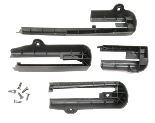 LH Seat Track Trim Cover Set 02-08 Audi A4 B6 B7 - Genuine - 8E0 881 348 B